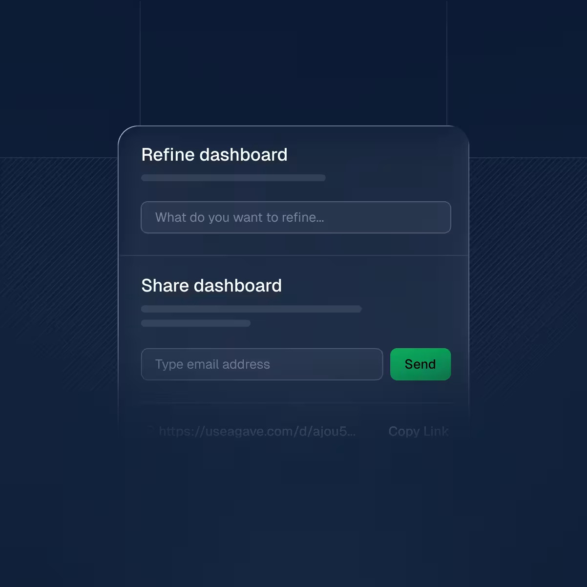 Sharing and iterating on an Agave dashboard