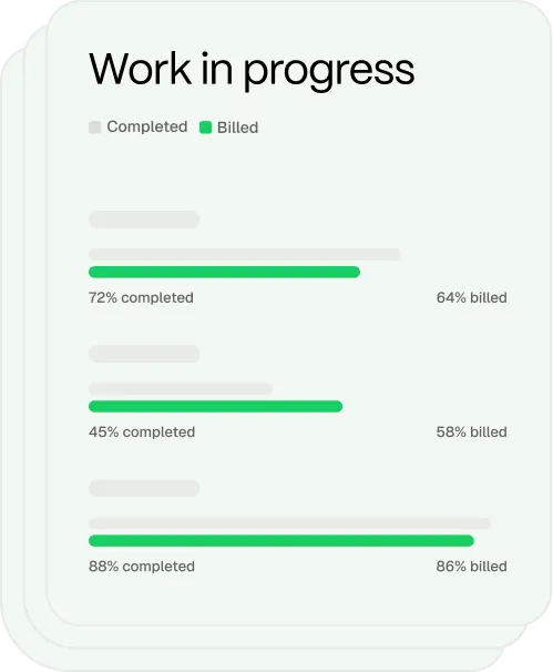 Construction-specific report in Agave