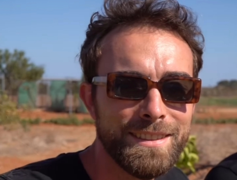 Niko, cat daddy at Back to Earth, helping at the Better Life for Cats shelter