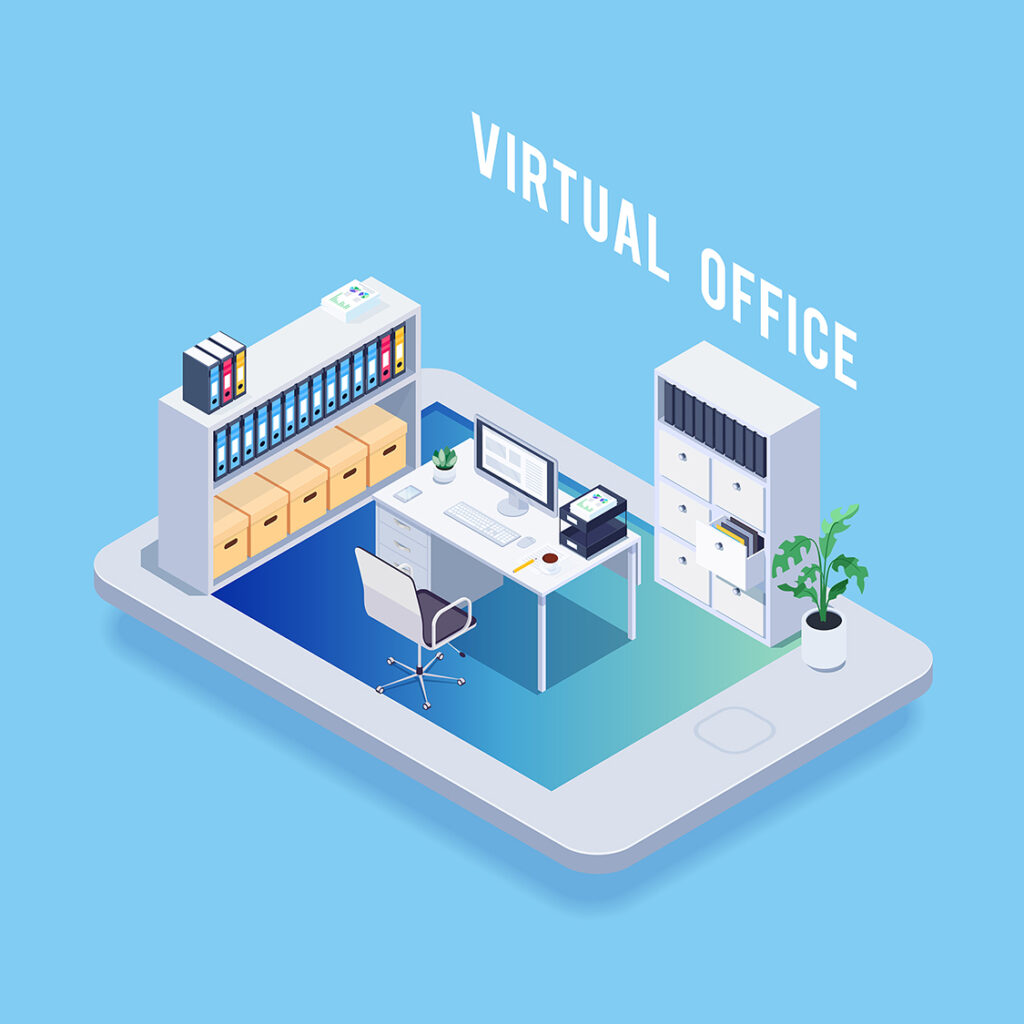 Virtual office team collaboration – IT Hawaii enabling secure remote work environments with cloud technology