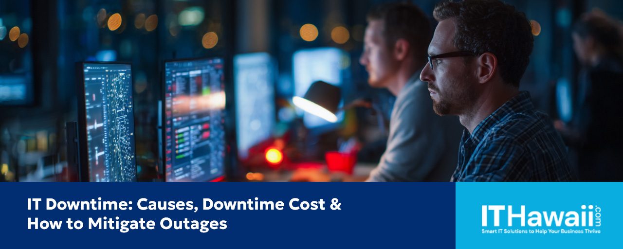 IT security agent working on his powerhouse software.