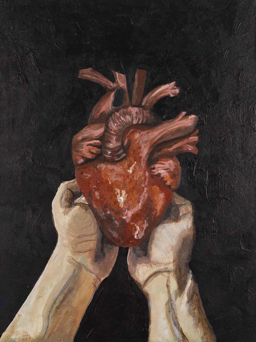 Heart in hands, 2022