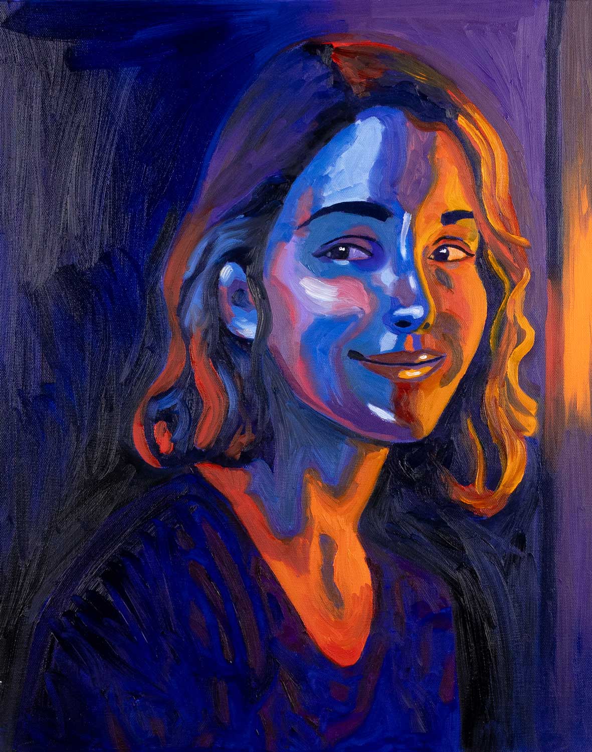 A gentle smirk, 2025