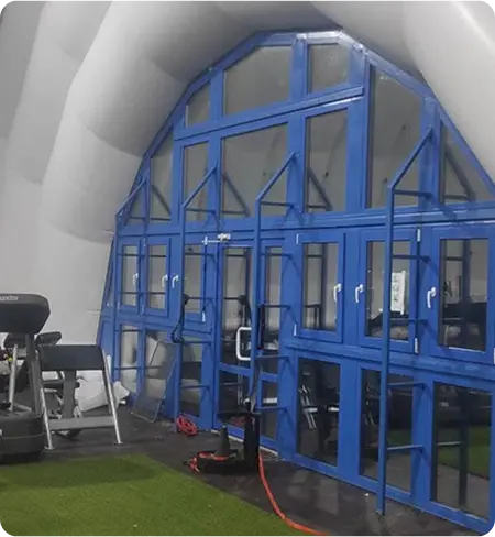 Airwallon inflatable frame building project