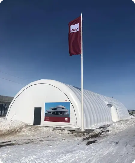 Airwallon inflatable frame building project