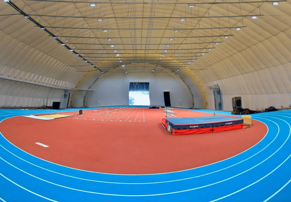 Airwallon inflatable building for sport complexes