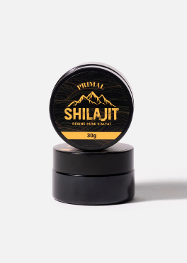 Primal Supplements Shilajit pur – récolté Altaï/Himalaya, 72 % acide fulvique