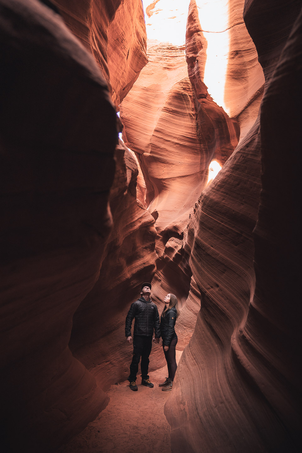 Couple in Antelope Canyon