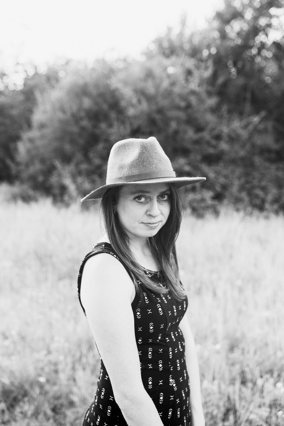 Portrait of woman in Montana