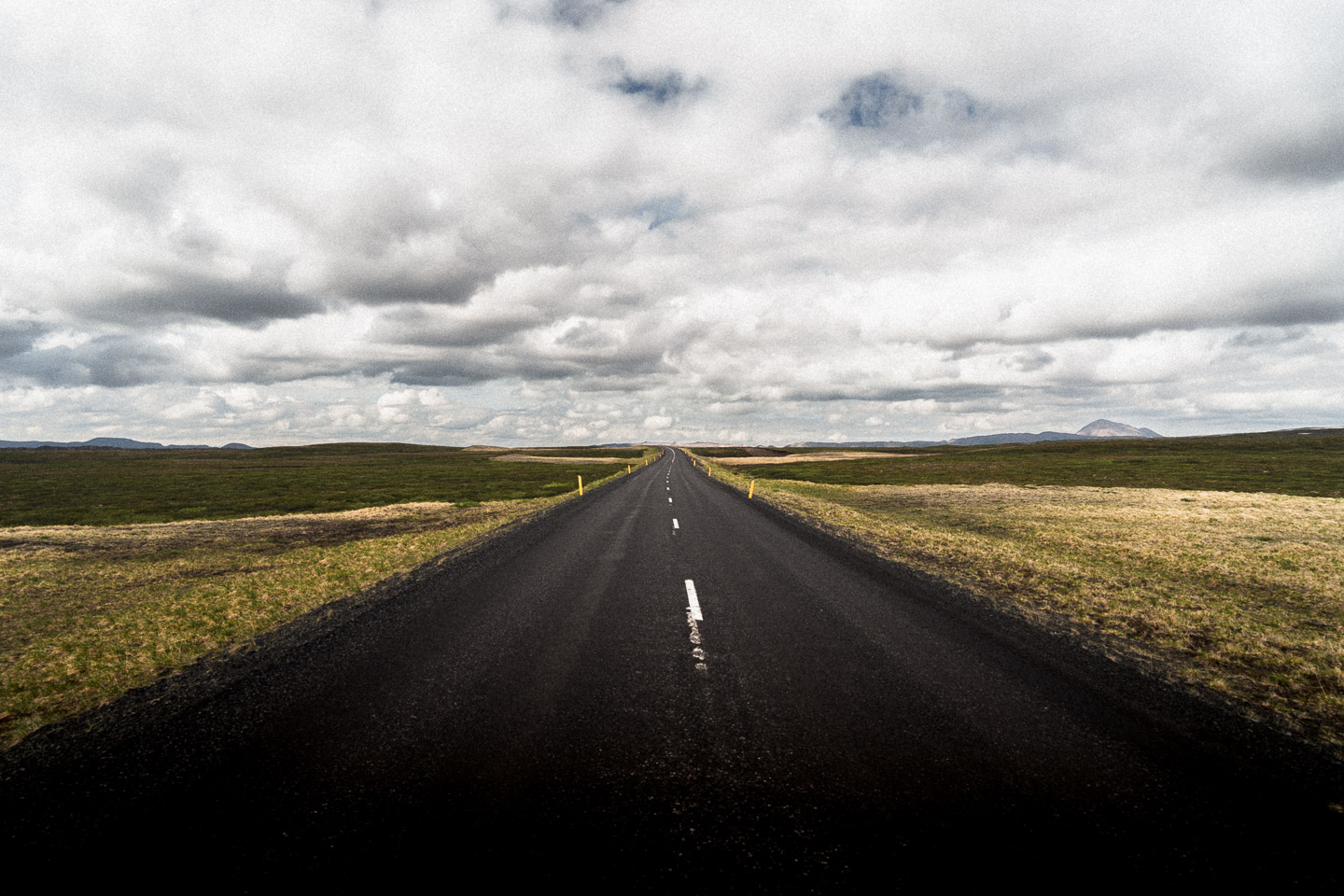 Open road in Iceland