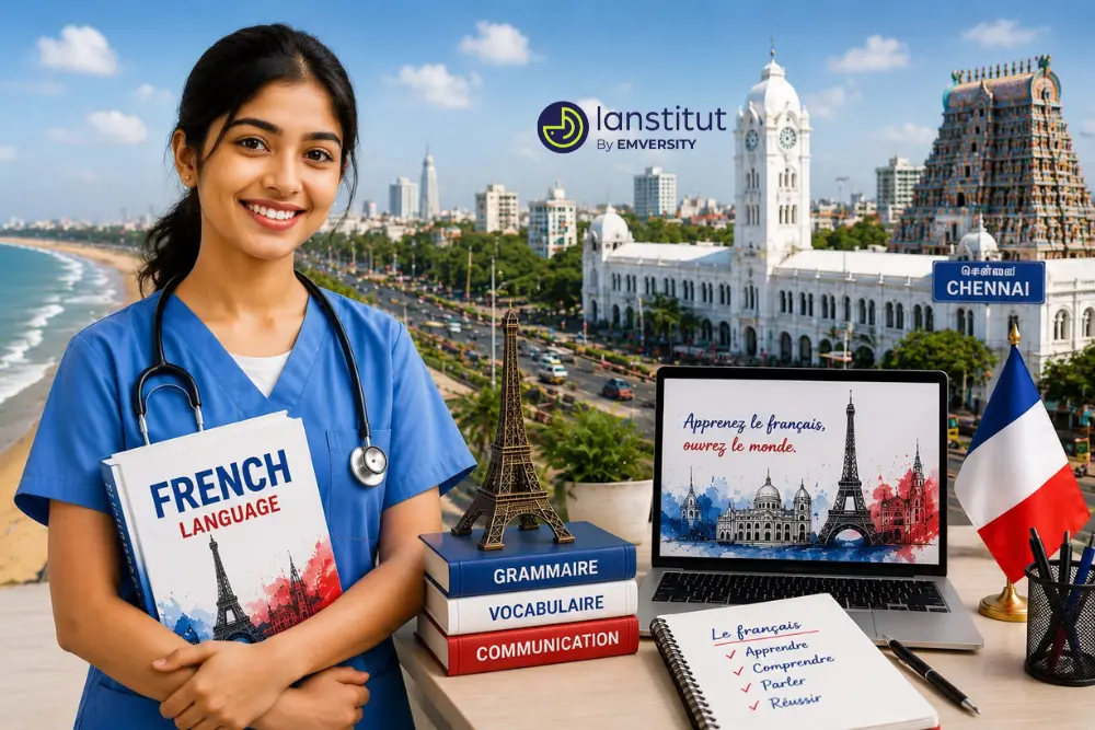 Learning a language is a great investment for your future. Among all the languages **French** is a very popular choice. This is because it can help you get into schools, get a good job, travel and experience new cultures.In Chennai, many people want to lea
