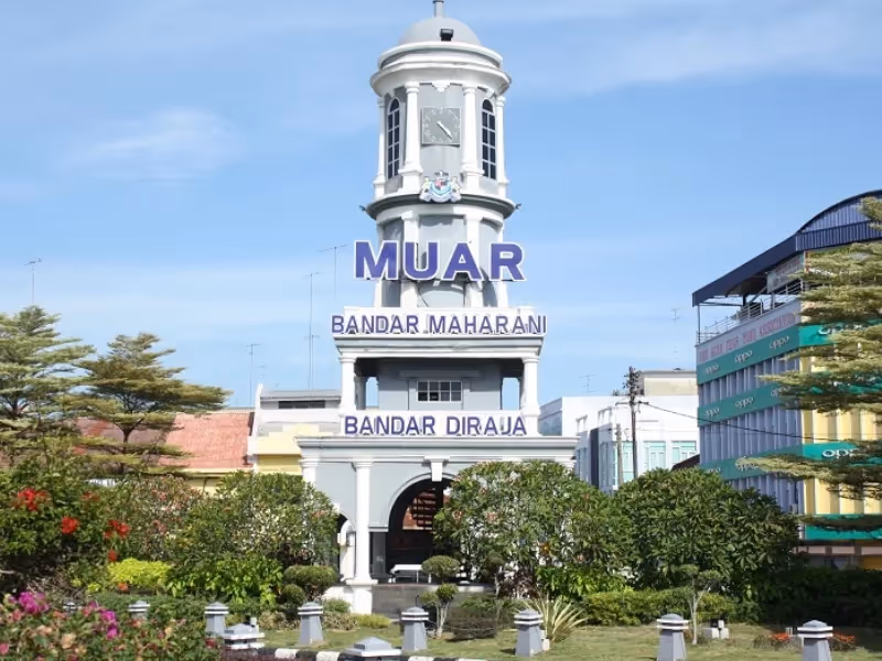 Explore the Historic Muar Clock Tower in Johor