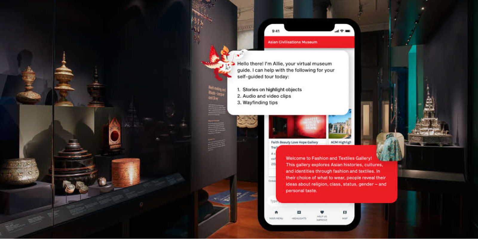 Allie the Virtual Museum Host of ACM