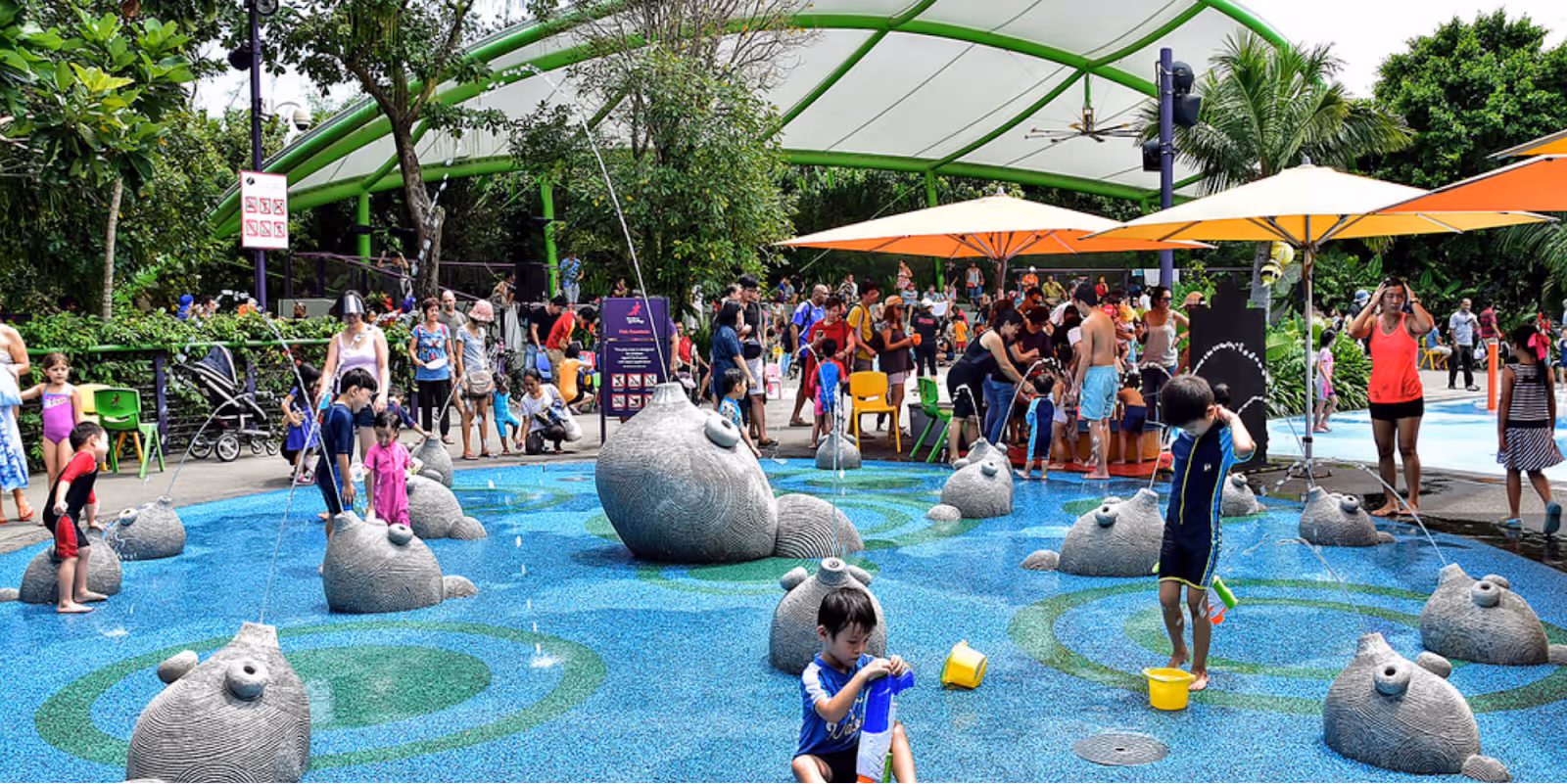 children's water playground