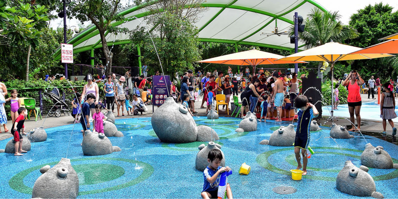 children's water playground