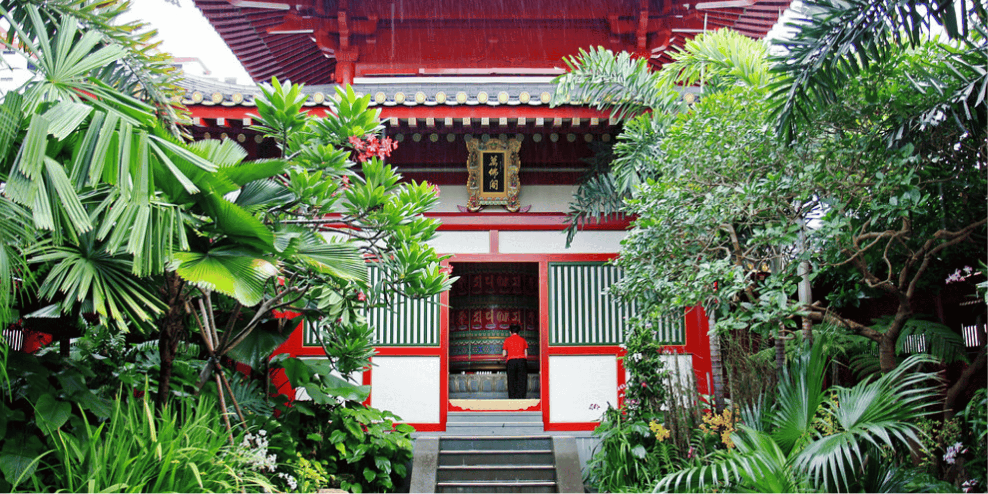 10,000 Buddha Pavilion & Rooftop Garden (Level 5)