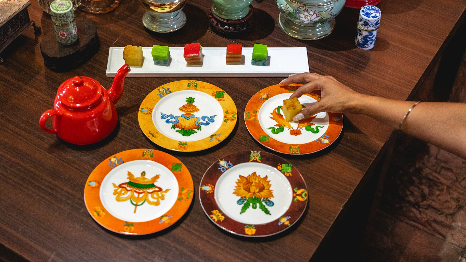 Colorful plates