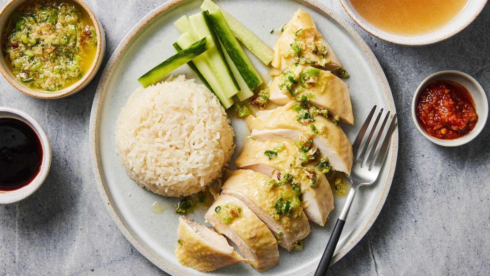 Hainanese Chicken Rice