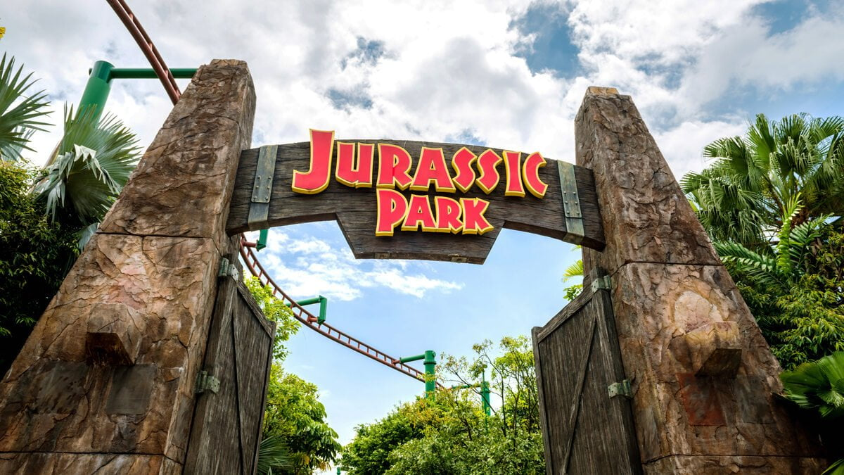 jurassic park gate