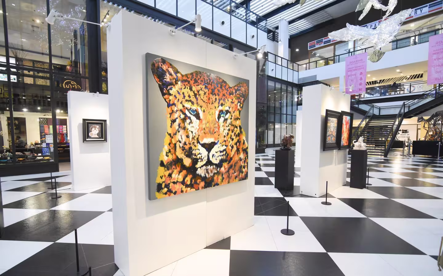 art exhibition inside River City Bangkok