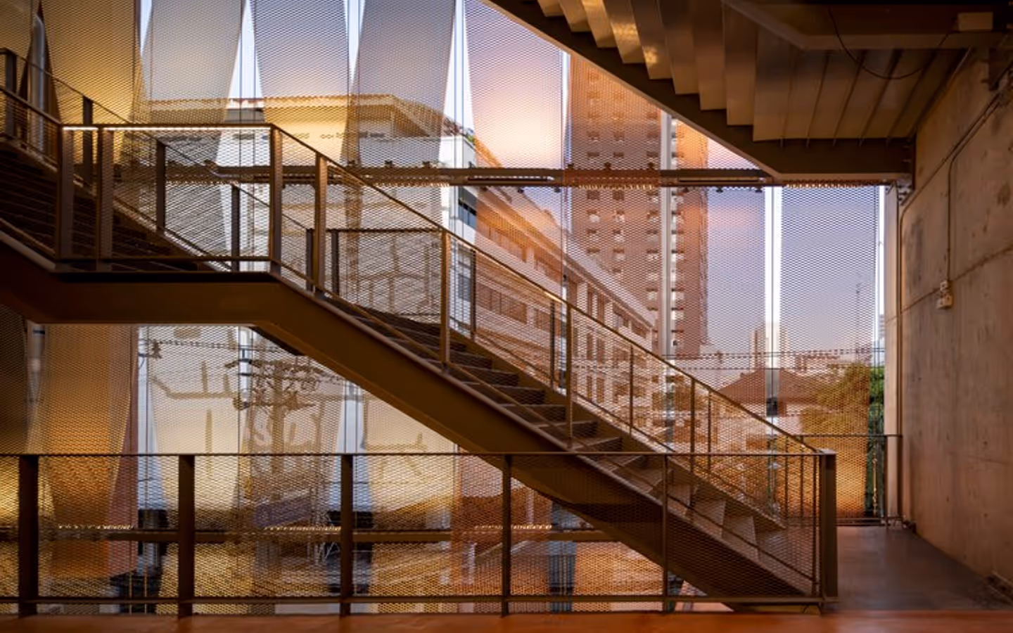 main courtyard staircase