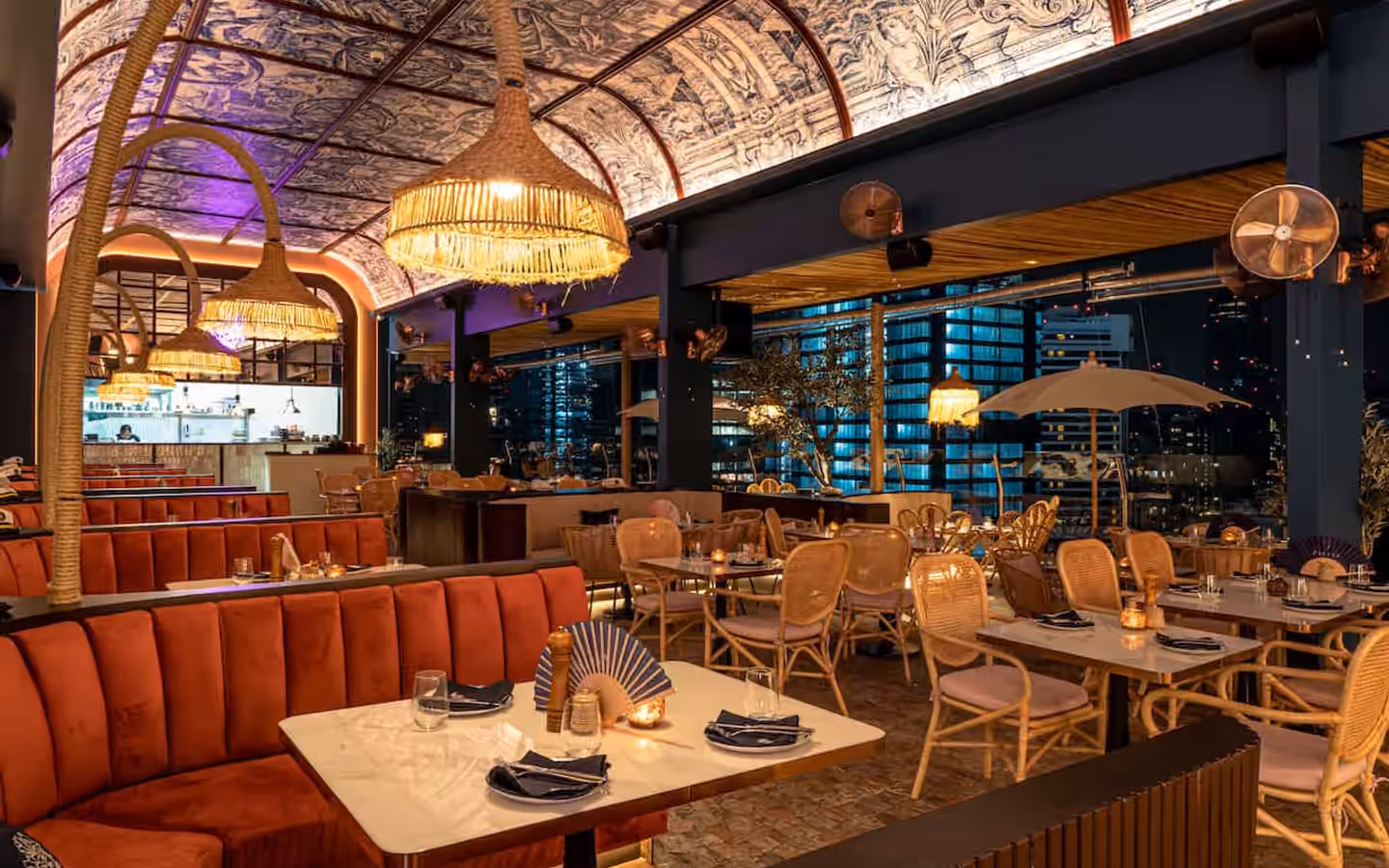 Pastel Rooftop Bar & Mediterranean Dining