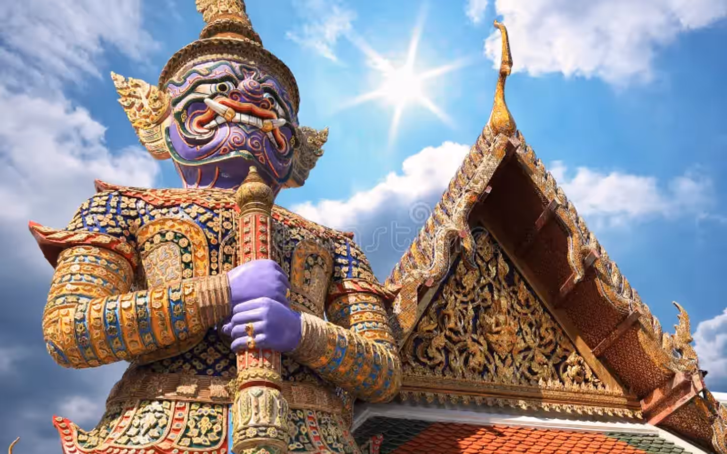 Yaksha Guardian Statues at Wat Phra Kaew