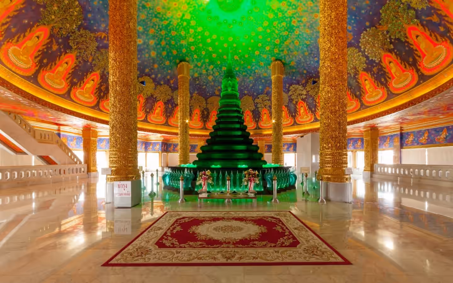 The Maharatchamongkhon Stupa at Wat Paknam