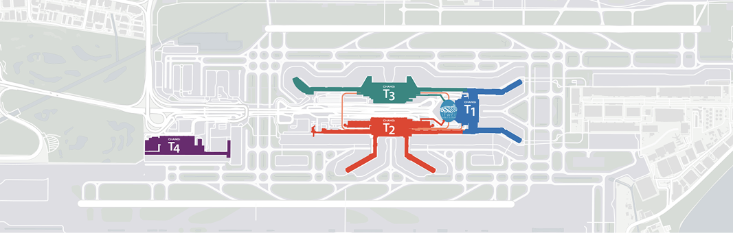 Singapore Changi Airport terminal map