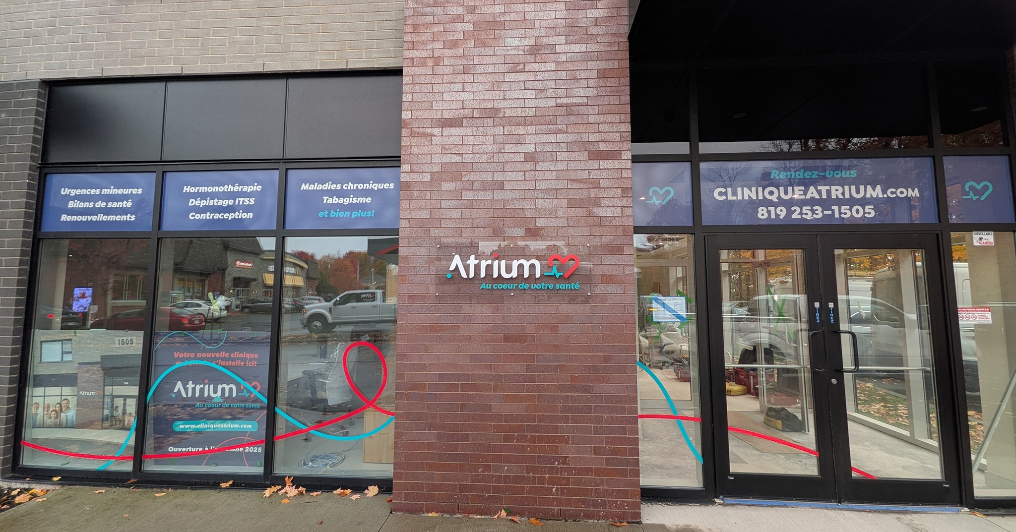 Photo extérieure de la clinique Atrium