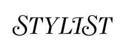 Black stylized text spelling 'STYLIST' on a white background.