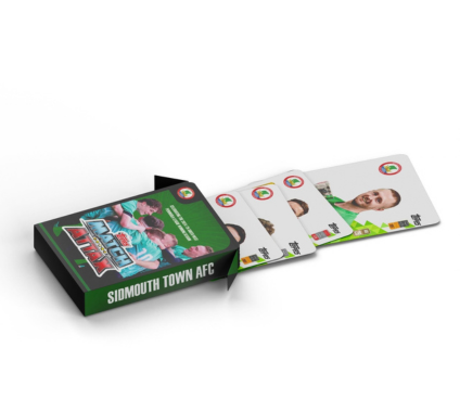 Custom match attax playing cards for football team
