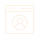 Icon of a user profile inside a web browser, representing a personal or user account.