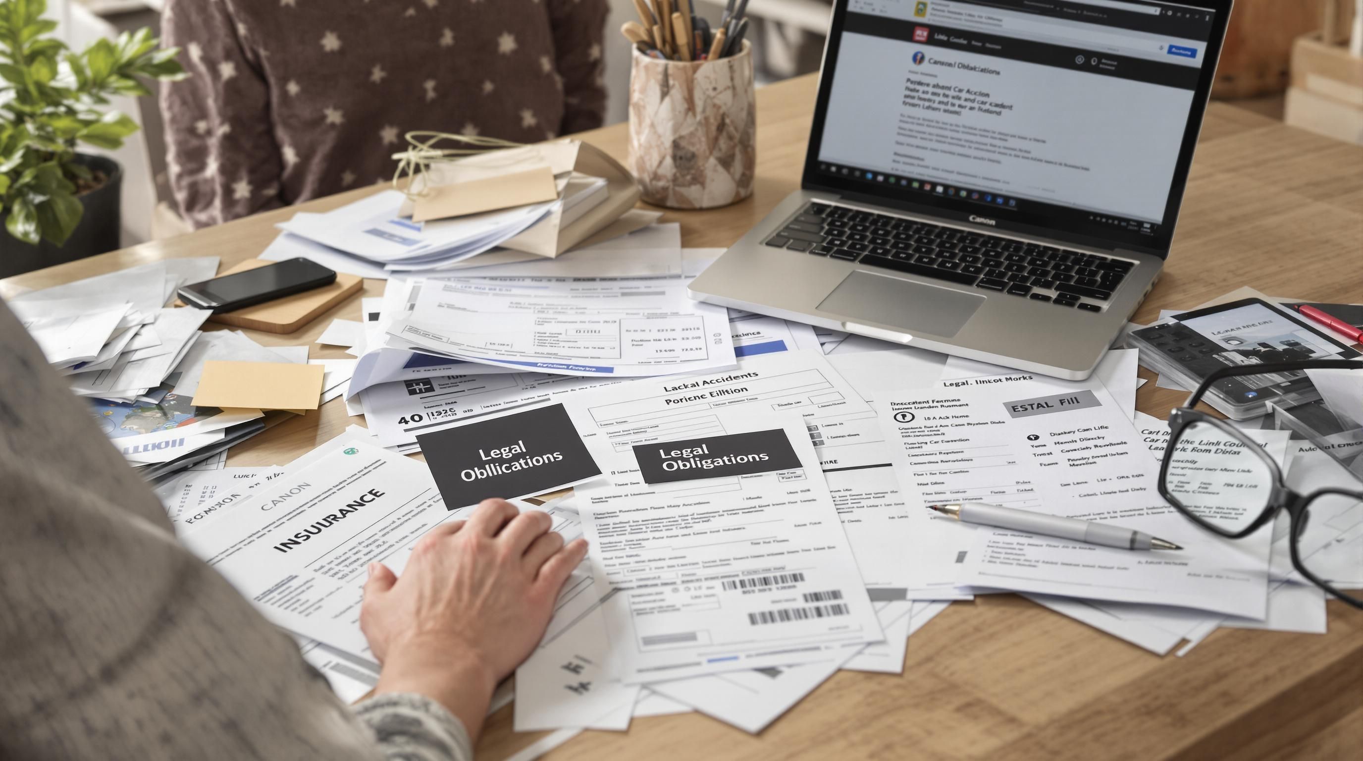 legal obligations accident paperwork
