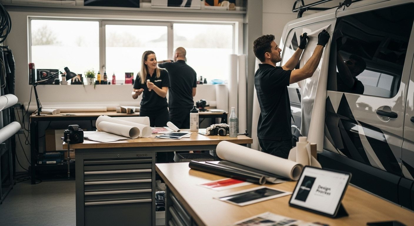 vehicle branding application workshop