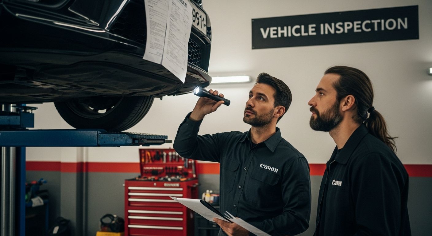 mechanic inspection accident history car
