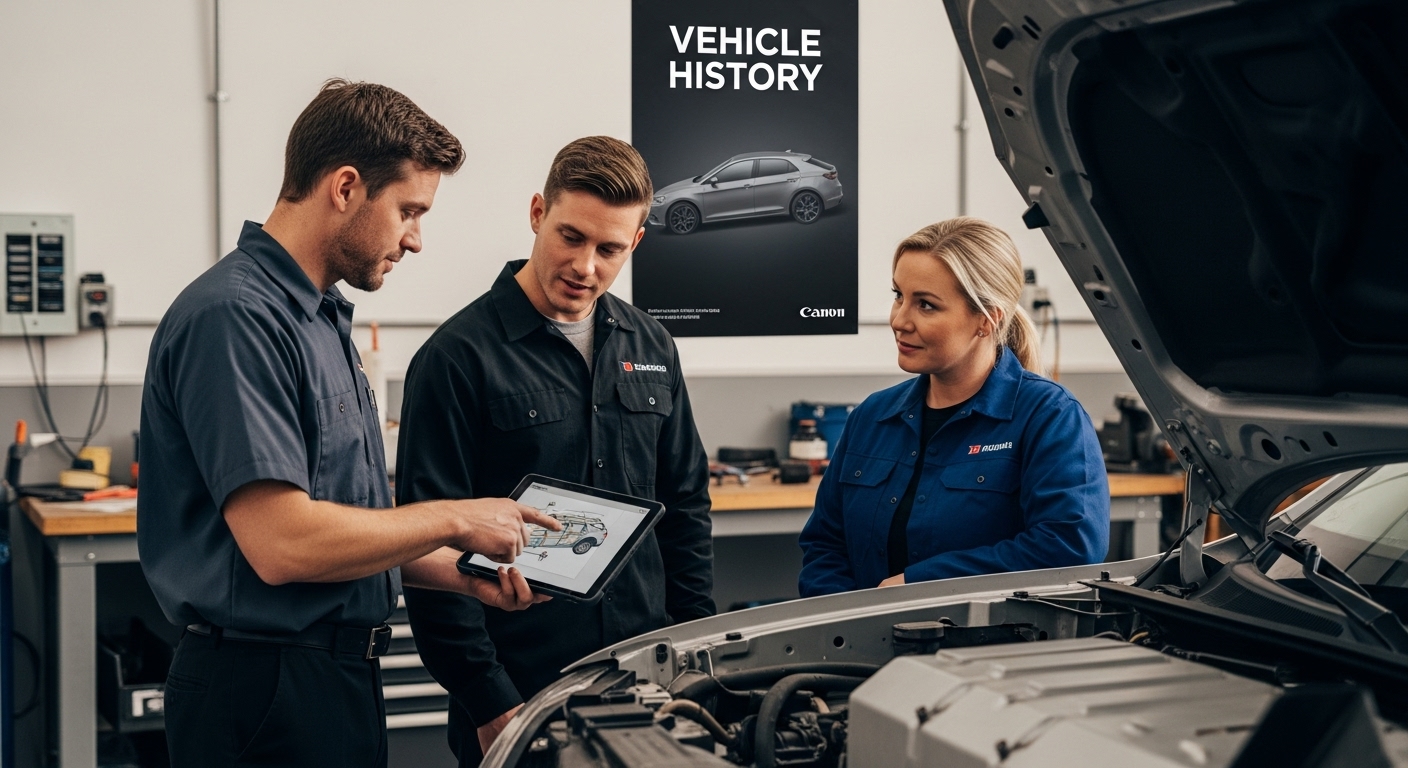 vehicle history inspection image