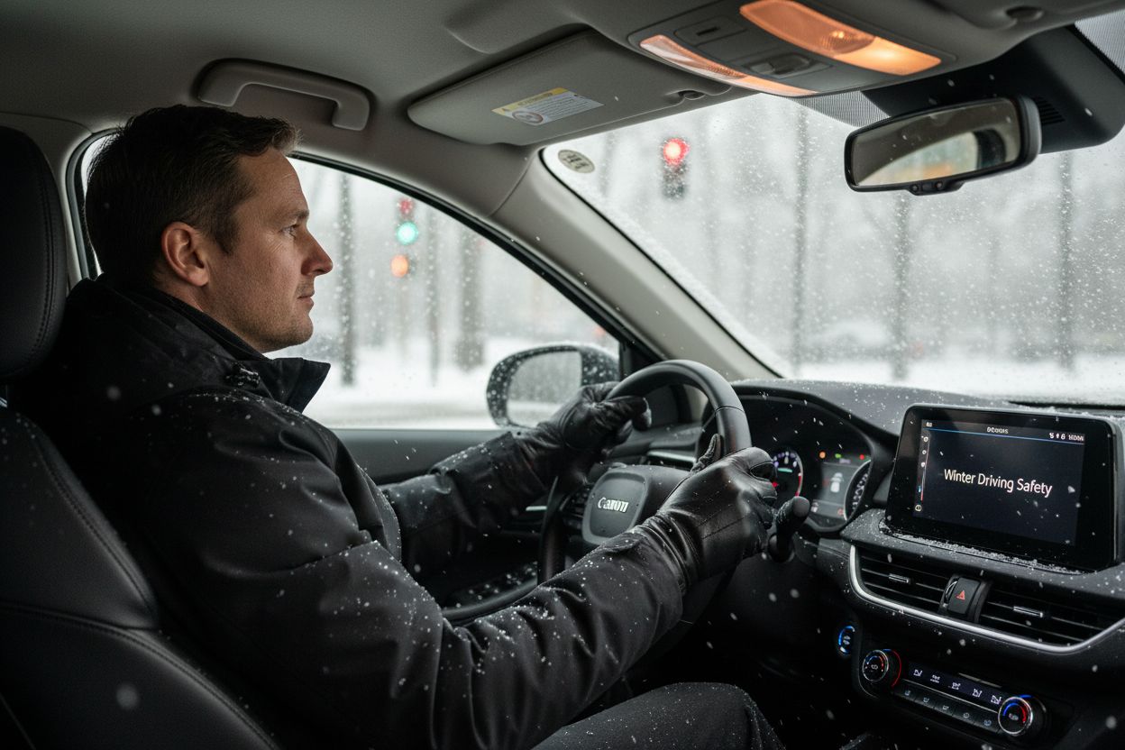 winter driving safety image