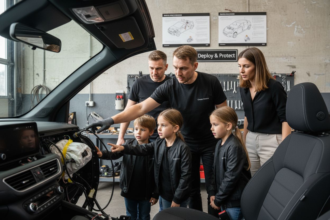 airbag system demonstration