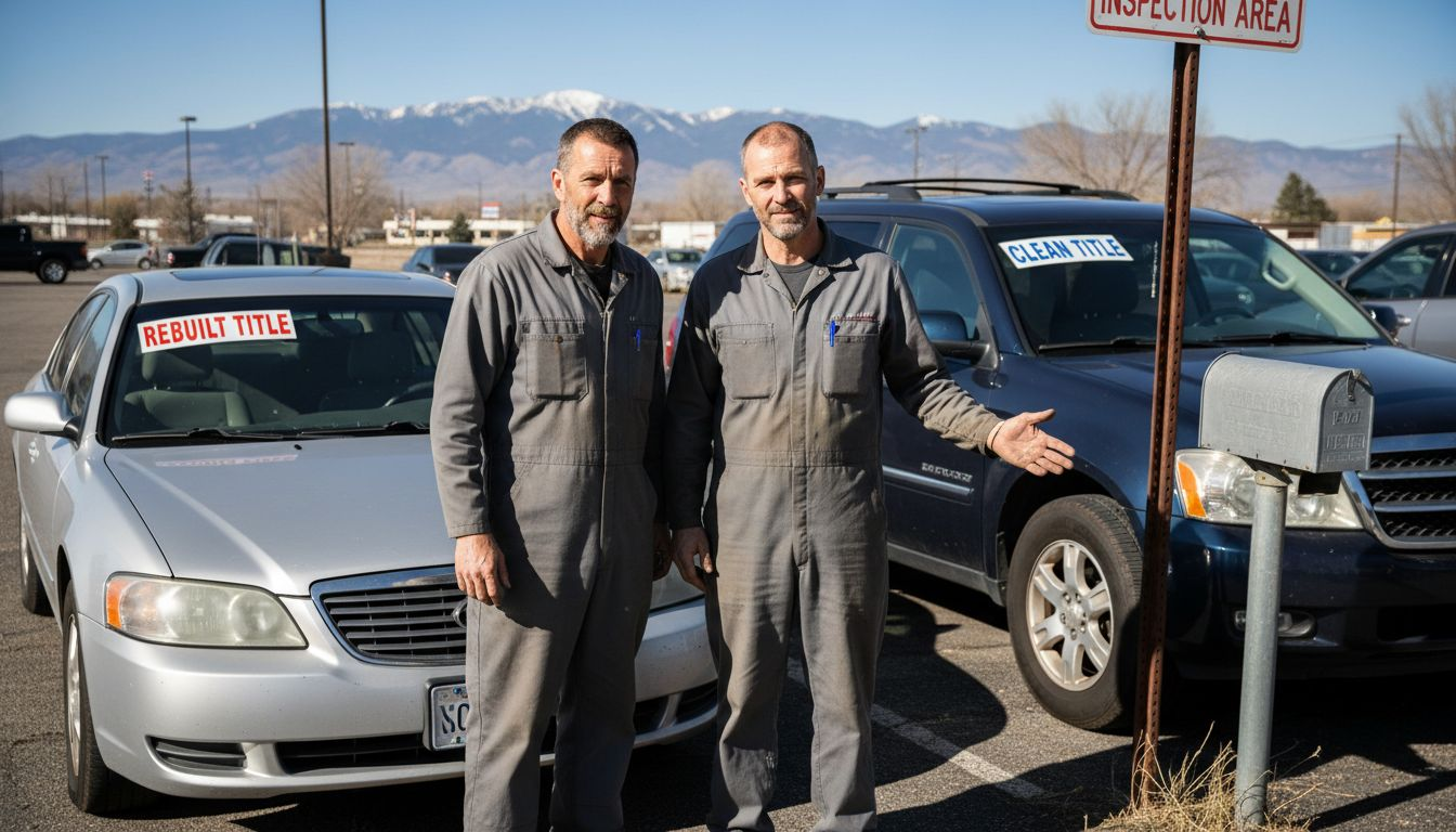 Mechanics compare rebuilt and clean title vehicles