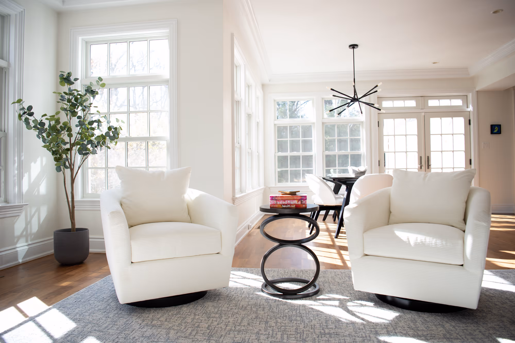 Living room furnishings and interior design