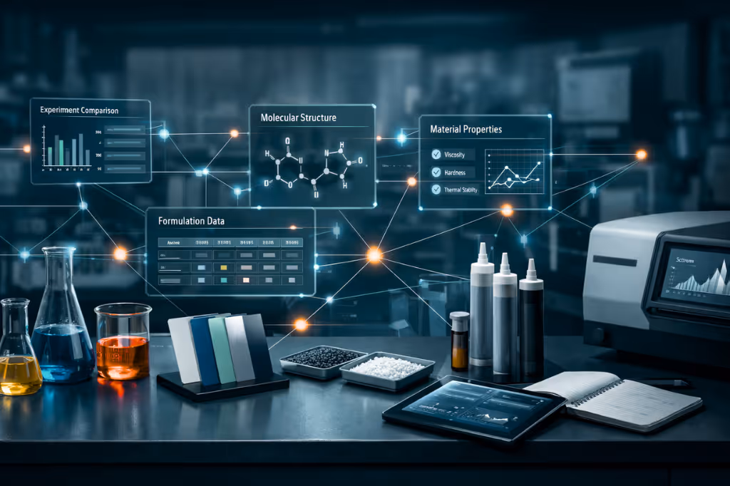 Zentralisiertes F&E Datenmanagement im Labor zur Auflösung von Datensilos in der Materialentwicklung