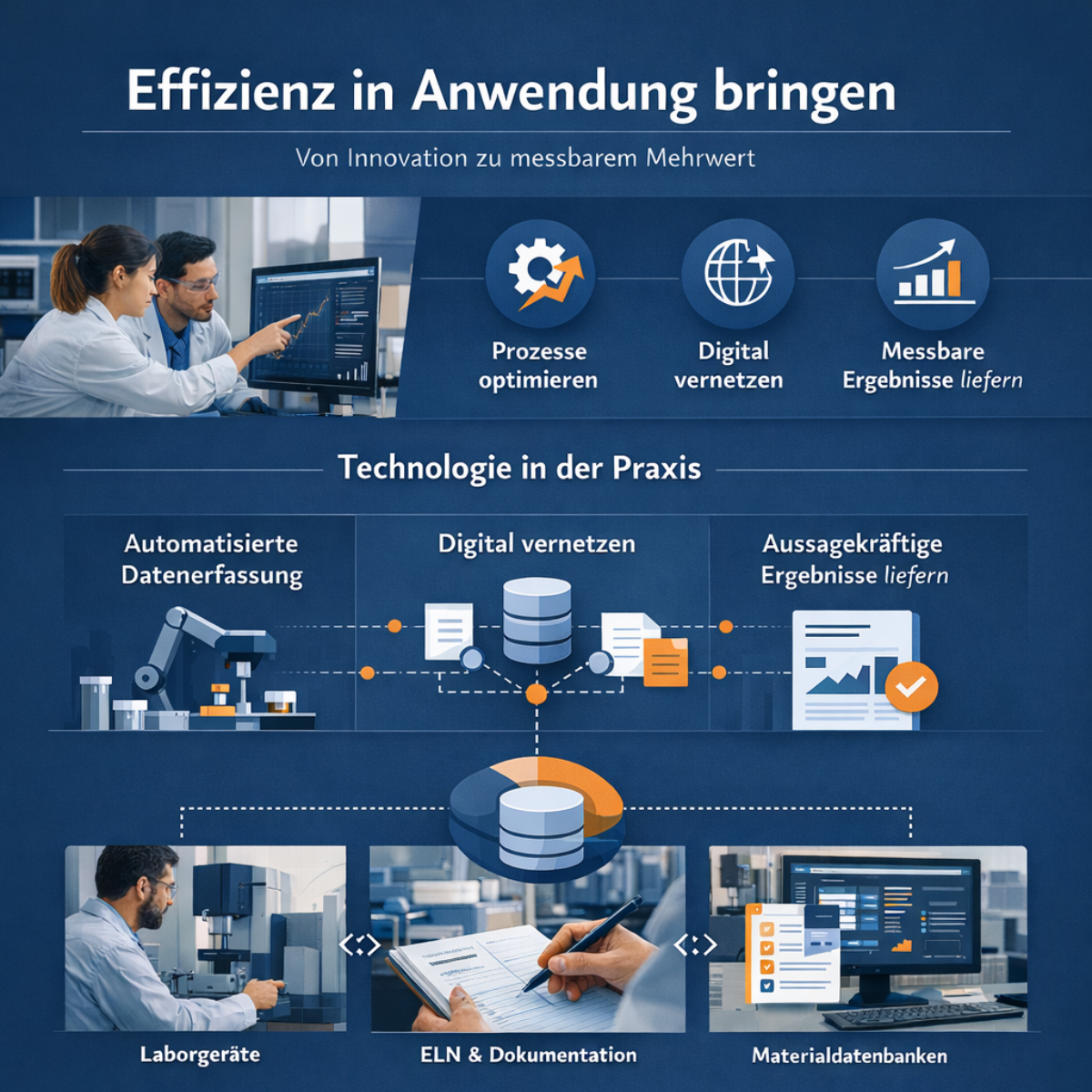 Strukturierte Daten ermöglichen die Nutzung von KI im Labor und erleichtern den Arbeitsalltag im Labor.
