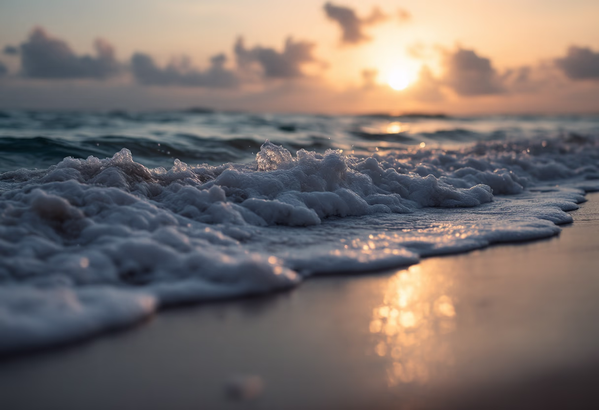 image of beach sunset (for a wedding planning service) [background image]