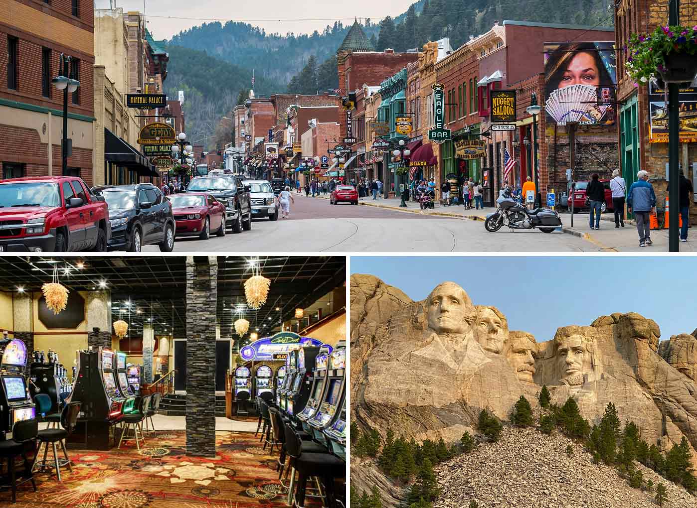 black hills and deadwood photo collage
