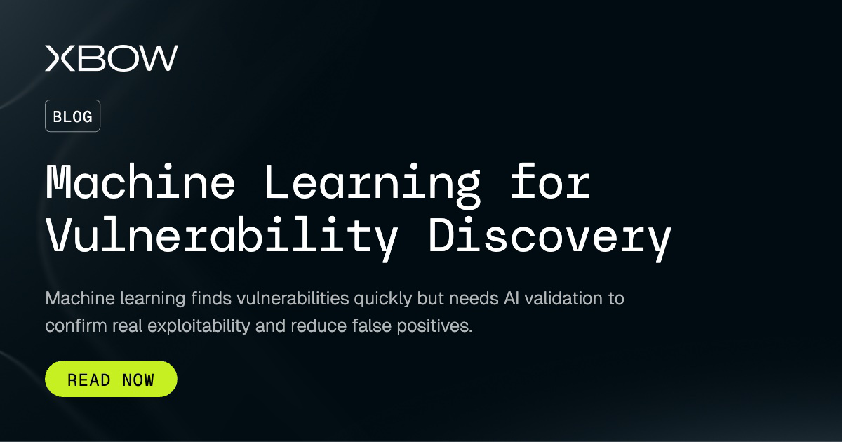 XBOW - Machine Learning for Vulnerability Discovery