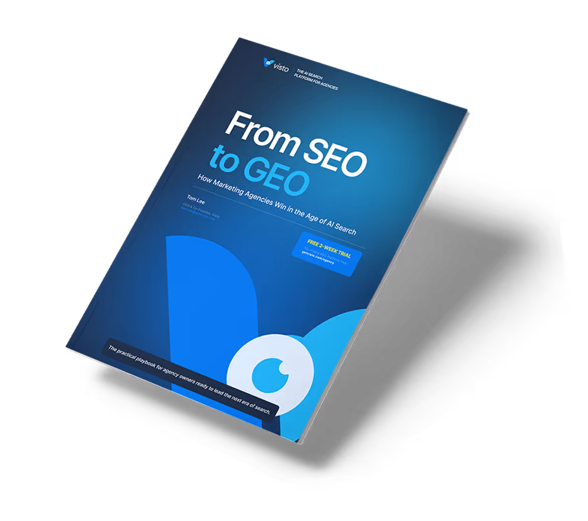 From SEO to GEO — ebook cover mockup