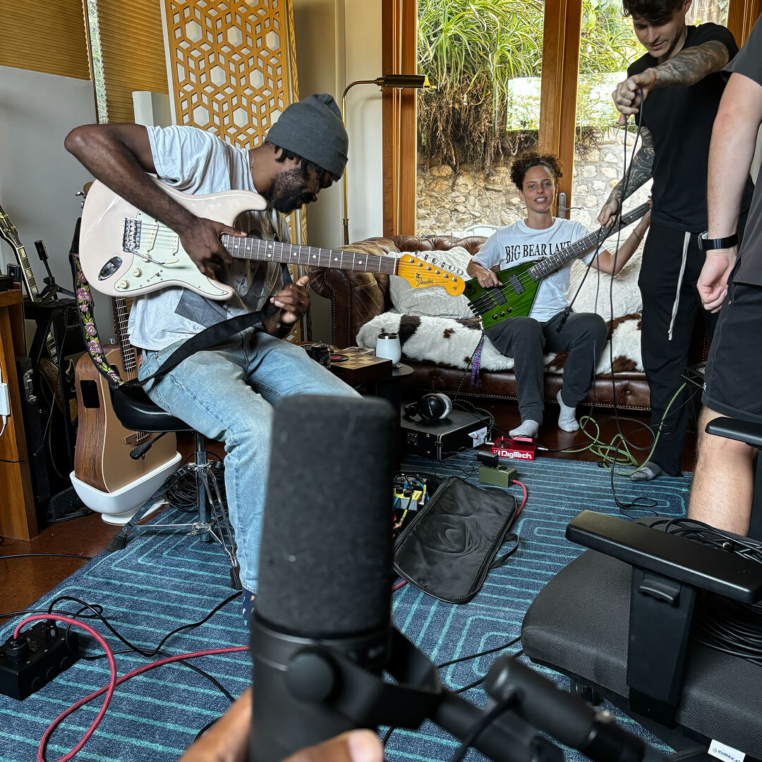 image of people in a studio setting