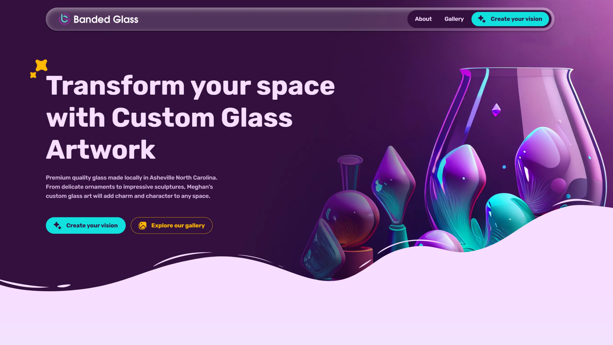 Banded Glass