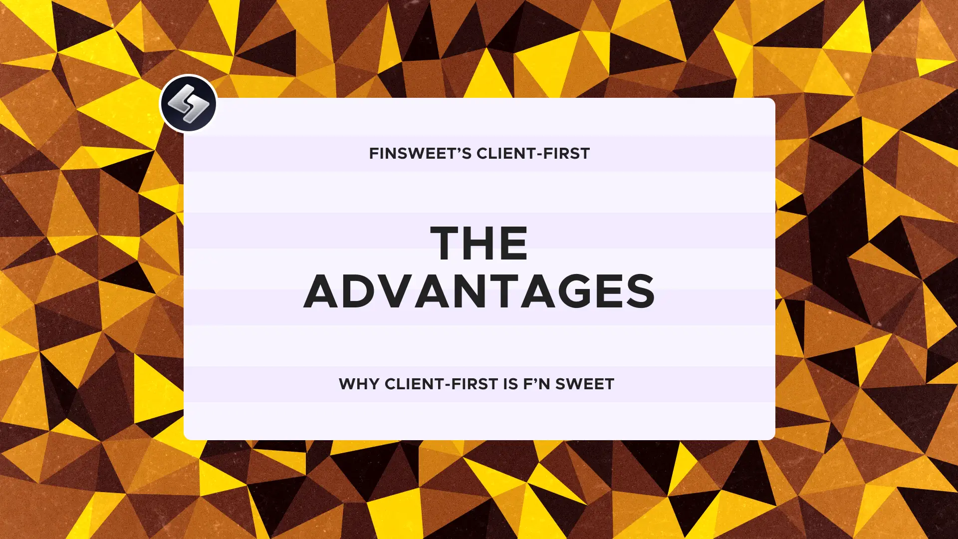 Finsweet's Client First for Webflow: The Advantages.